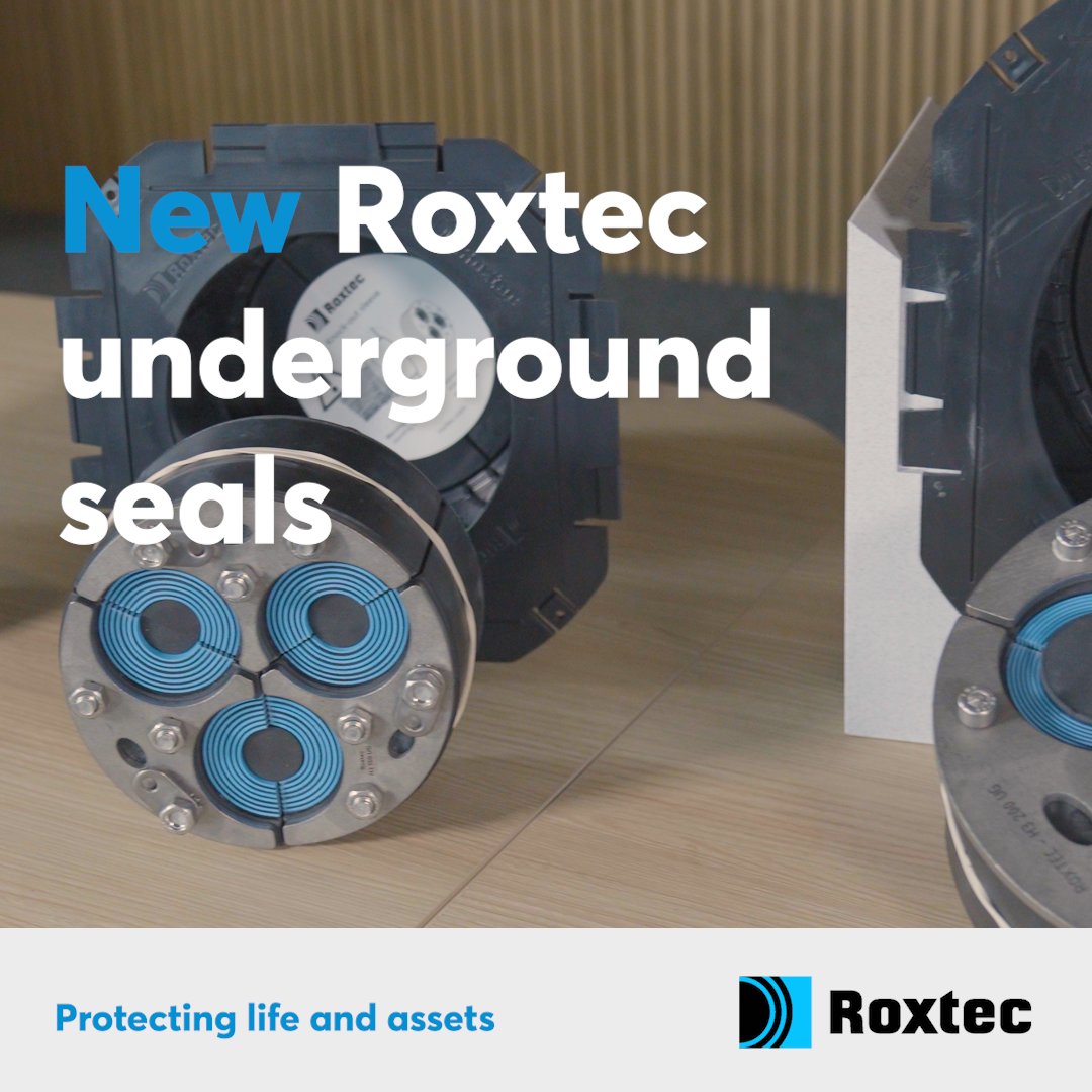 💧 Roxtec UG™ seals &amp; KOS sleeves = ultimate protection against constant water pressure!

Now available in larger diameters + adapter options for extra flexibility.

🔍 Explore now: bit.ly/3YsxZou

#UnderGroundSeals #Waterproofing #Engineering #SafetyFirst #FutureProof