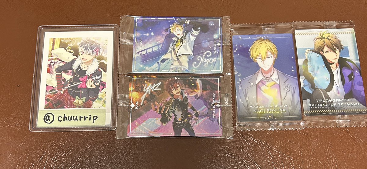 【交換】アイナナ アイドリッシュセブン ウエハース26

(譲)BW(ナギ、トウマ)
シャフユニ(ナギ、龍之介)

︎(求)BW(百、千)
シャフユニ(百、千)

＊各1枚ずつ求めております

＊天王寺手渡しor郵送希望
(谷町線沿線なら他の駅でも可能)