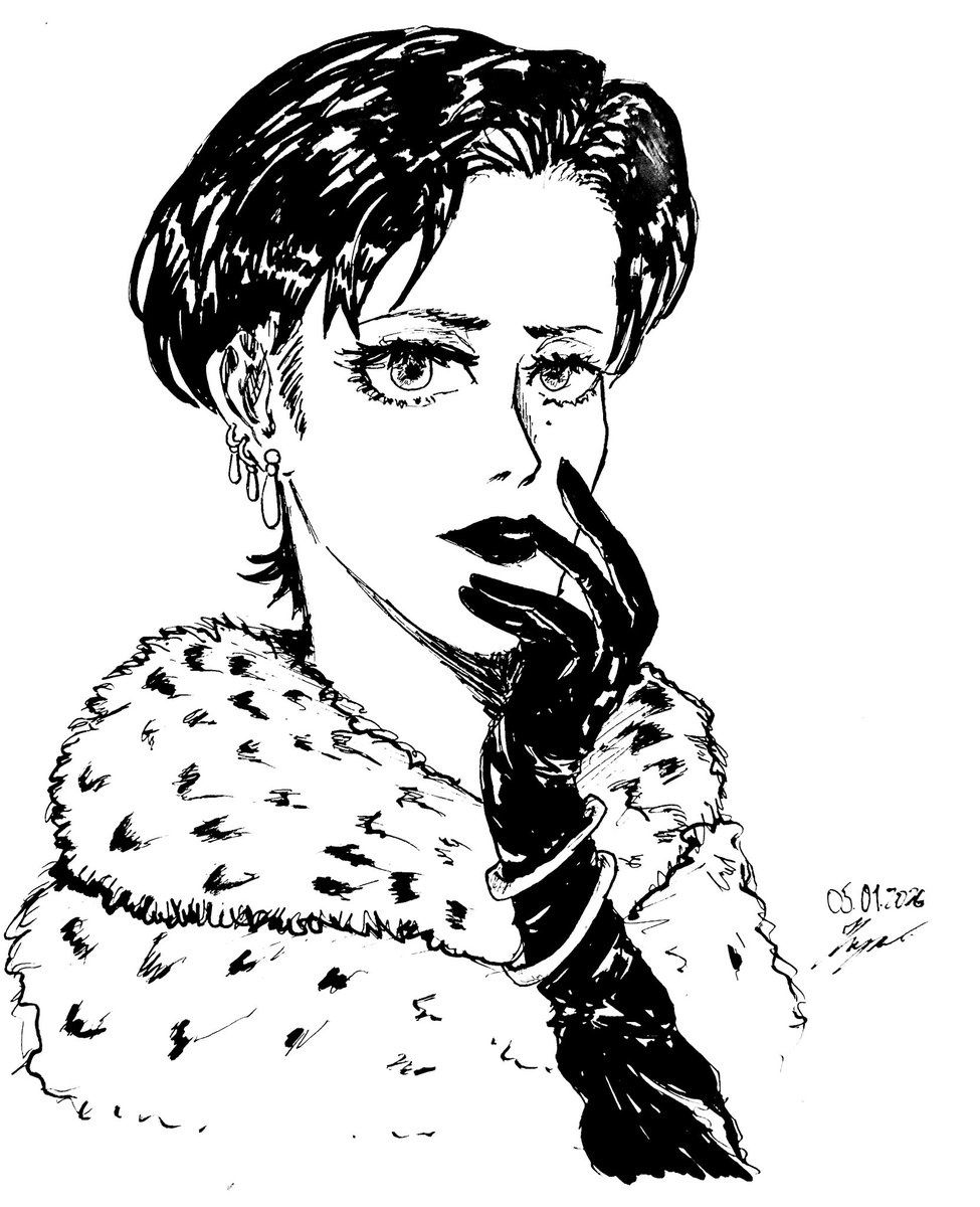 k6urpin's tweet photo. Rianna #drawing #art #illustrationart #traditionalart #sketch https://t.co/NaRId7JswE