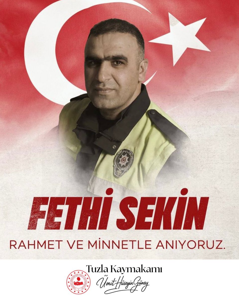 🇹🇷Görevini canı pahasına yerine getiren, milletimizin gönlünde müstesna bir yere sahip olan kahraman şehidimiz Polis Memuru Fethi Sekin’i şehadetinin 9. yılında rahmet ve minnetle anıyoruz.

Unutmadık, unutmayacağız. 🇹🇷