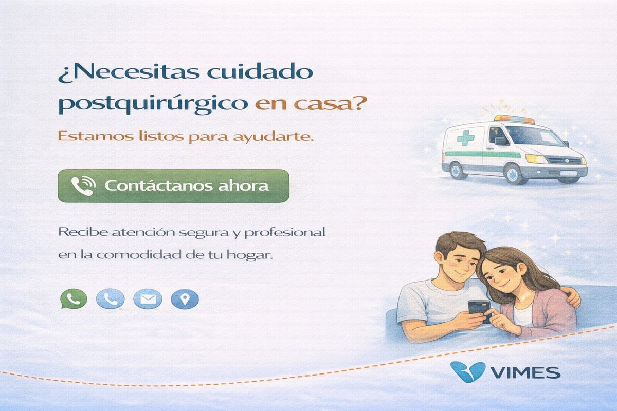 VimesColombia's tweet image. El riesgo de infección postquirúrgica puede aparecer incluso días después de salir del hospital. 🏥evita el uso de sustancias "naturales" o alcohol que irritan el tejido.
En VIMES Bogotá llevamos expertos en clínica de heridas a tu hogar. 🏠

#SaludBogota #Vimes #Postoperatorio