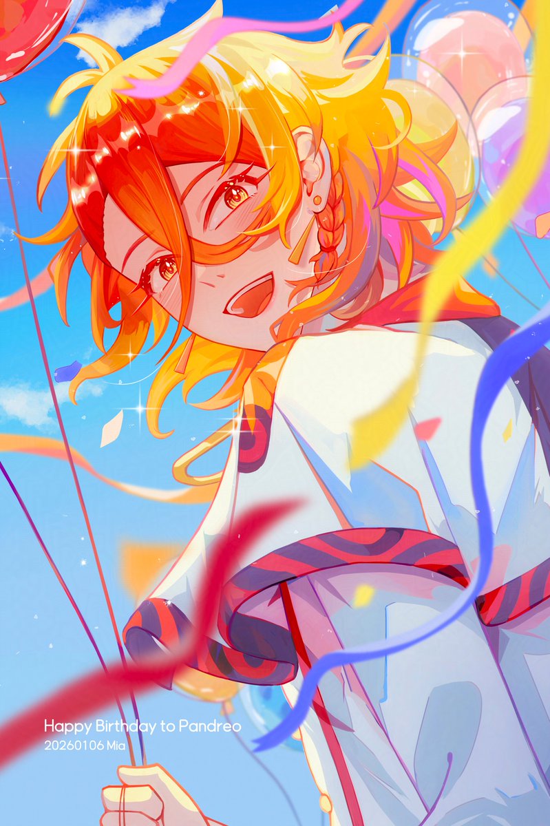 gn0080_666's tweet image. Happy Birthday to Pandreo 
広がる空に未来を

#FEエンゲージ #パンドロ生誕祭2026