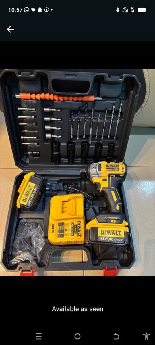 UkigyTech's tweet photo. Dewalt Drill Set - 850gh https://t.co/lts1HskqTN