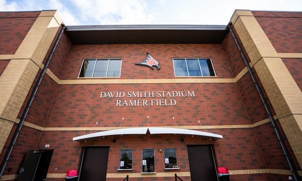 CFBHome's tweet photo. Stadium of the Morning 🥞

🏟️: David Smith Stadium
📍: River Falls, Wisconsin 
✅: Capacity: 4,300

Home of  @UWRFFootball and the 1st time D3 National Champs https://t.co/8u3yKWmceK