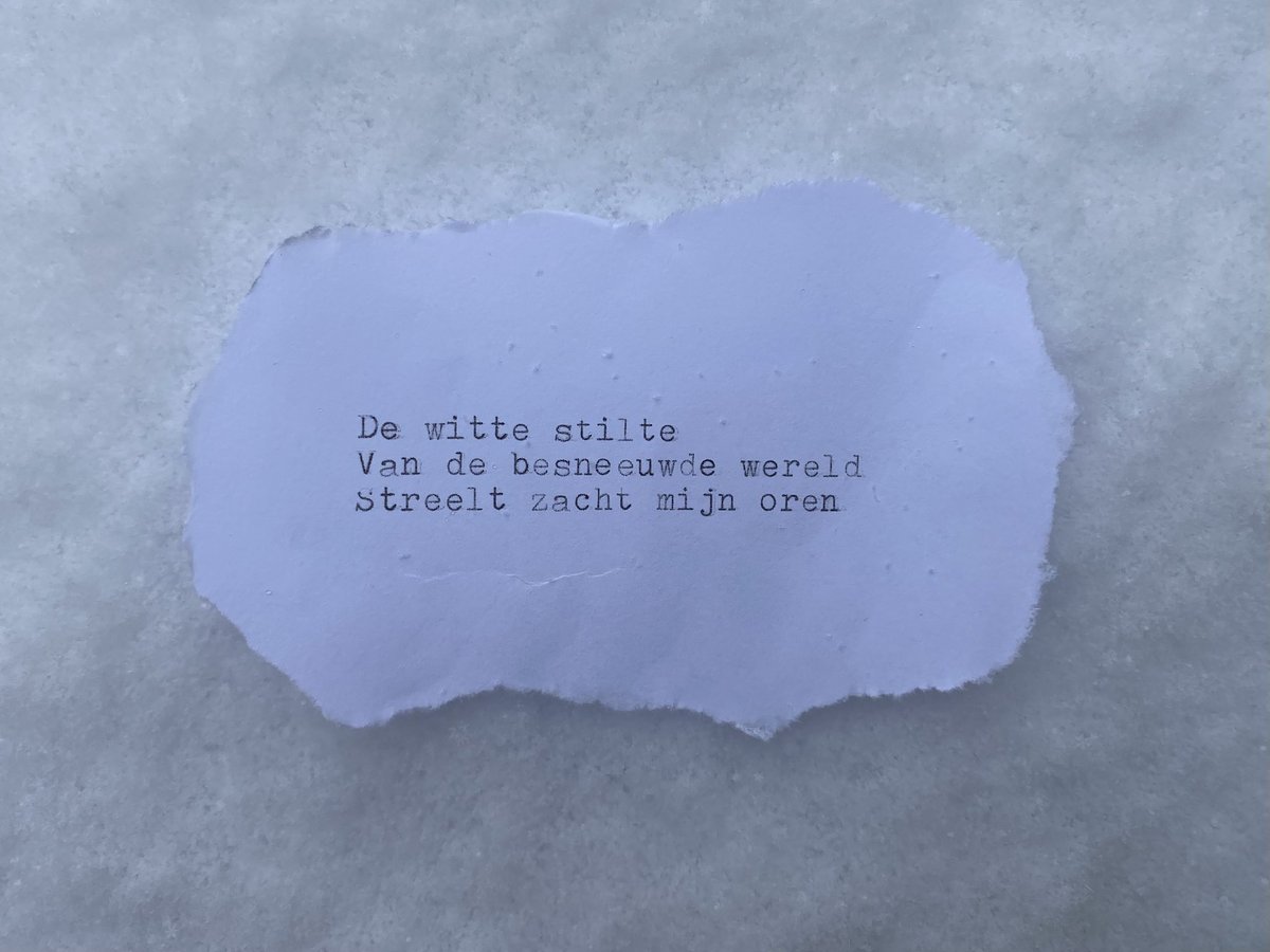 #haiku #sneeuw #stilte