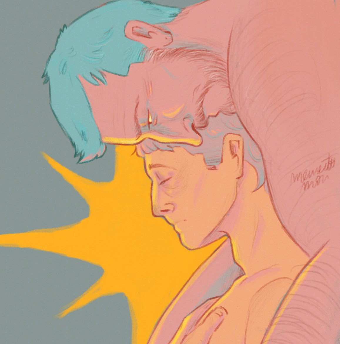 huevinadechoco's tweet image. Guiding star 

#hucklerobby #thepittfanart