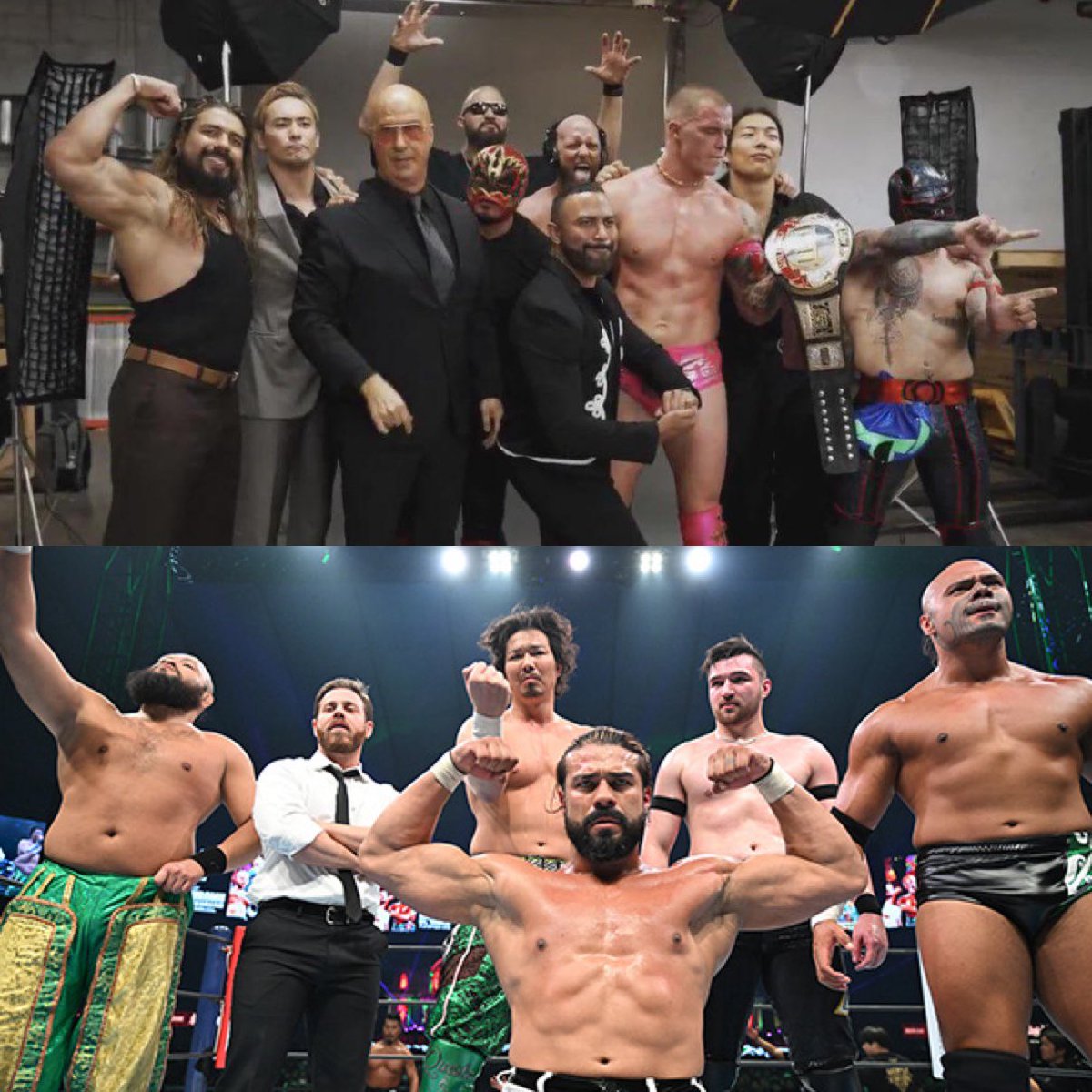 AIRGold_'s tweet photo. FACTION WARFARE!

- Will Ospreay is in the United Empire, hates the Don Callis Family
- Andrade is in the DCF and UE
- Kyle Fletcher and Mark Davis are in the DCF, used to be in UE, hate Ospreay

This story has endless possibilities if AEW works properly with NJPW. https://t.co/kePhhab9Xc