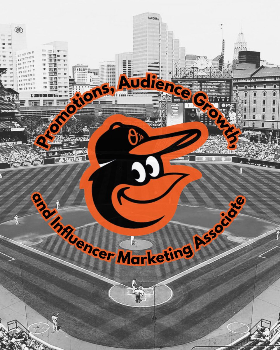 saraparksvold's tweet photo. I’m excited to step up to the plate and share that I’ve accepted the position of Promotions, Audience Growth, and Influencer Marketing Associate with the @Orioles! https://t.co/Nwm9slLxSu