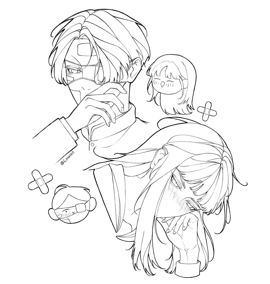 Yano &amp; yoshida 🩵✨

#矢野くんの普通の日々 #yanokun