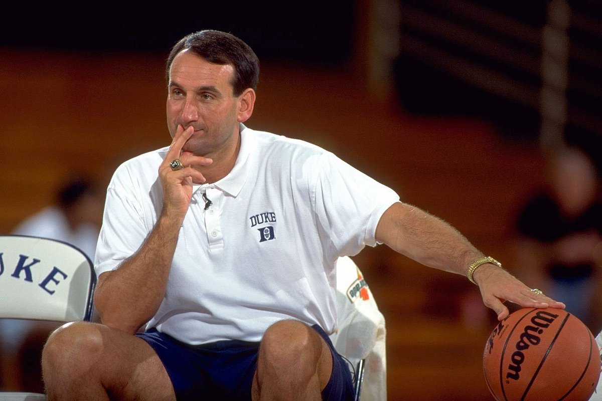 coachajkings's tweet image. Coach K once said, "During critical periods, a leader is not allowed to feel sorry for himself, to be down, to be angry, or to be weak."

Great leaders don't just endure - they rise to the occasion.

They respond with grit.

Here is Coach K's 4-Part Framework for Resilience:🧵