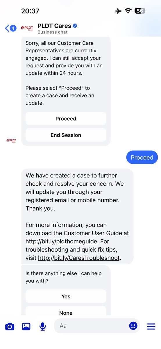 _still18's tweet photo. @PLDT_Cares Wala rin makausap sa customer service hotline. Tsk. https://t.co/9T6J8cyrK2