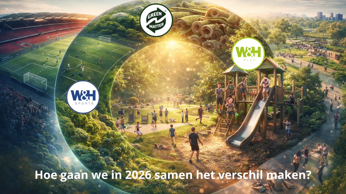 Een sportieve toekomst, gedreven door inspiratie en circulariteit✨

In 2026 verbinden we sport, spel en #circulariteit meer dan ooit. Prestaties &amp; plezier gaan hand in hand, afval krijgt nieuwe waarde. Samen bouwen we aan toekomstbestendige sport- en speelplekken.  

Doe je mee?