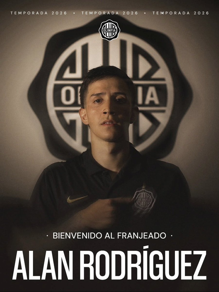 Alan "Coyote" Rodríguez fue presentado como nuevo jugador de #Olimpia

#Noticias #Paraguay #Fútbol