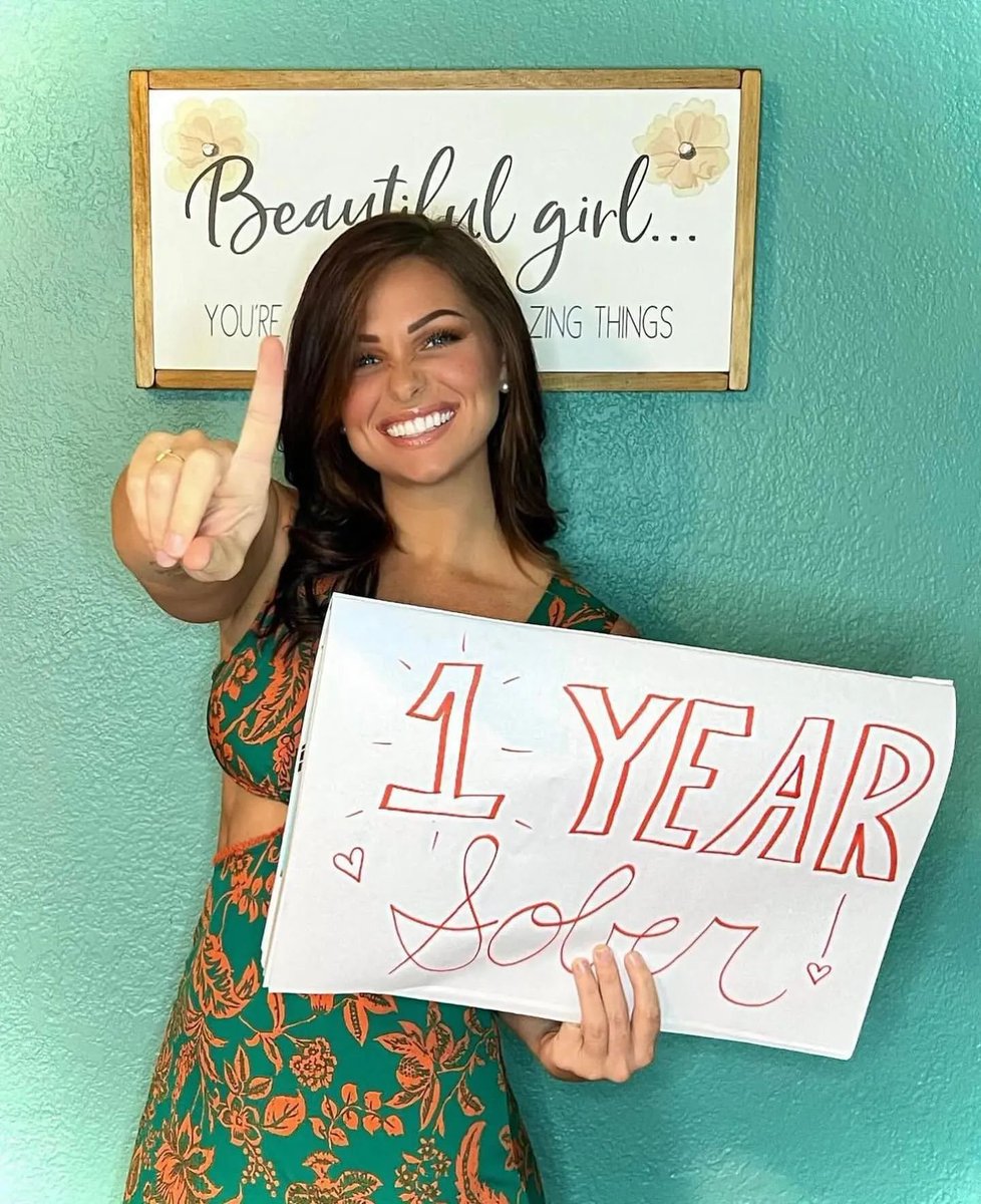 Jacra celebrating 1 Year of Sobriety!