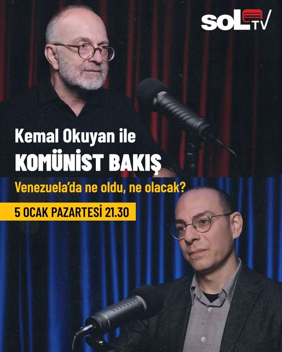 Dünya şaşkınlıkla ABD haydutluğunu izliyor, emperyalist canavar istediği her şeyi yapabilir mi? 

TKP Genel Sekreteri Kemal Okuyan yanıtlıyor. 

#KomünistBakış bu akşam saat 21.30'da soLTV'de.

<a href="/OkuyanKemal/">Kemal Okuyan</a>
 
<a href="/nevzatevrimonal/">Nevzat Evrim Önal</a>