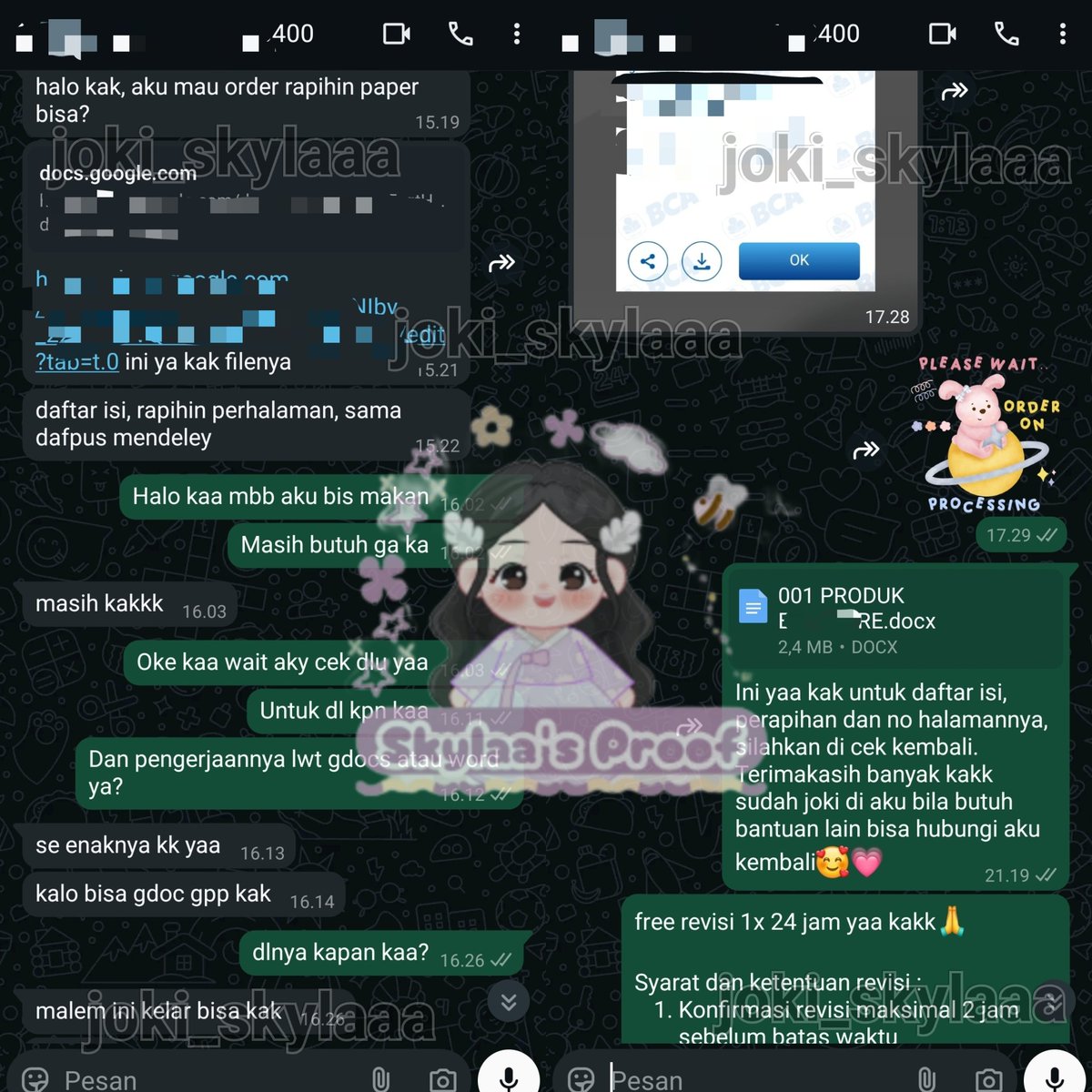skylaa joki turnitin 《mendeley, parafrase etc ♡》 tweet media