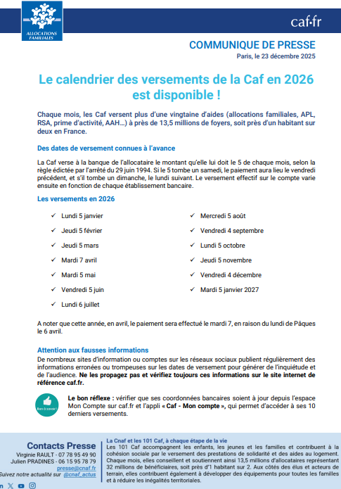 Allocations Familiales tweet media