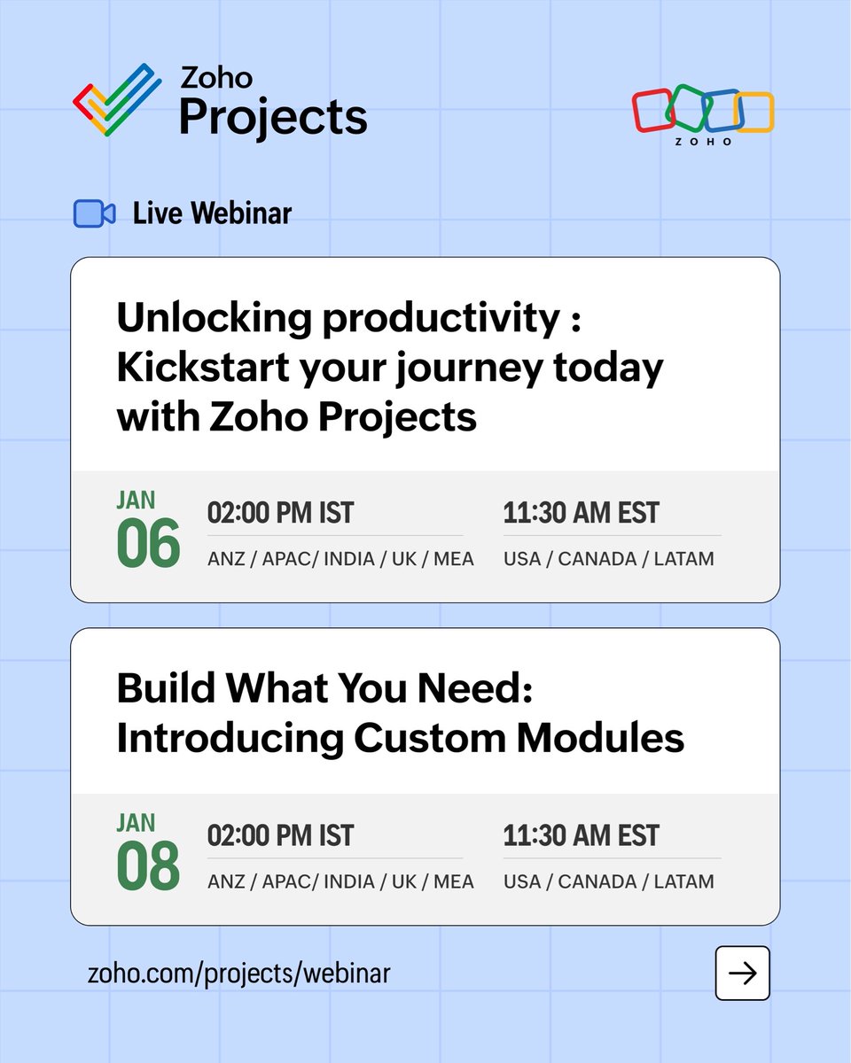 Zoho Projects tweet media