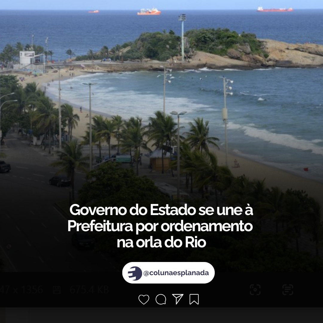 Governo do Estado se une à Prefeitura por ordenamento na orla do Rio
tinyurl.com/3n9f96uh