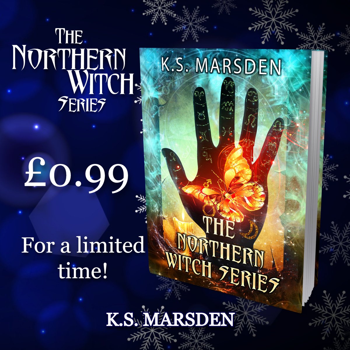 The Quirky, Best-Selling YA Urban Fantasy Series - the Northern Witch boxset is only 99p/99c!
Over 850 pages of wonderful witchy chaos!
The sale ends on 7th January, so get your copy now.

Book links: books2read.com/u/3Ld6kX

#magic #newyearsale #lgbtqbooks #yafantasy
