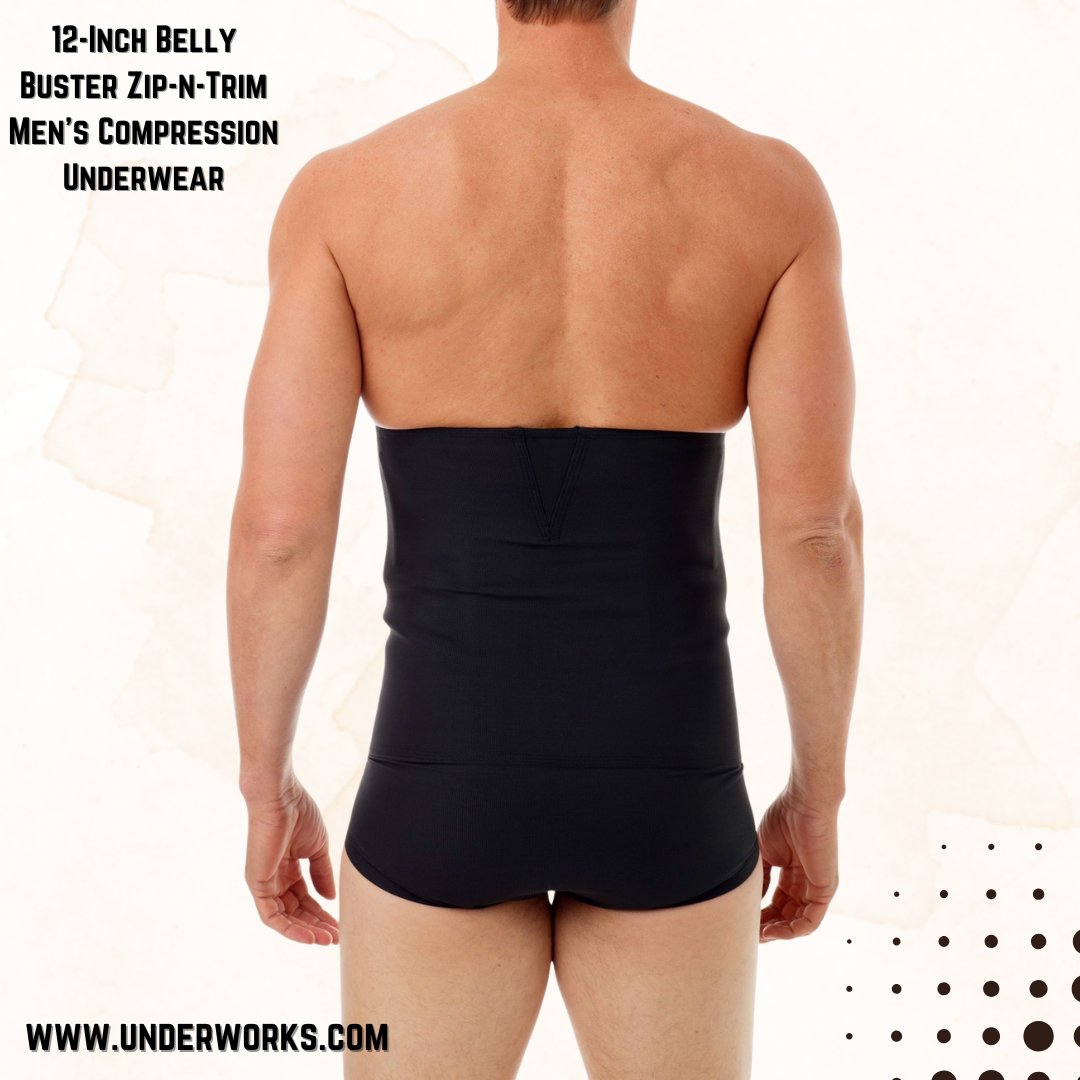 UnderworksStore's tweet image. Smoother waist and flatter tummy with a secure all day fit. This high waist zip brief shapes the midsection improves posture and disappears under clothes.
underworks.com/12-inch-belly-…

#TummyControl #WaistShaping #SmoothSilhouette #Shapewear #MensShapewear
