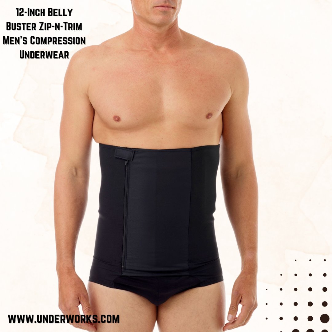 UnderworksStore's tweet image. Smoother waist and flatter tummy with a secure all day fit. This high waist zip brief shapes the midsection improves posture and disappears under clothes.
underworks.com/12-inch-belly-…

#TummyControl #WaistShaping #SmoothSilhouette #Shapewear #MensShapewear