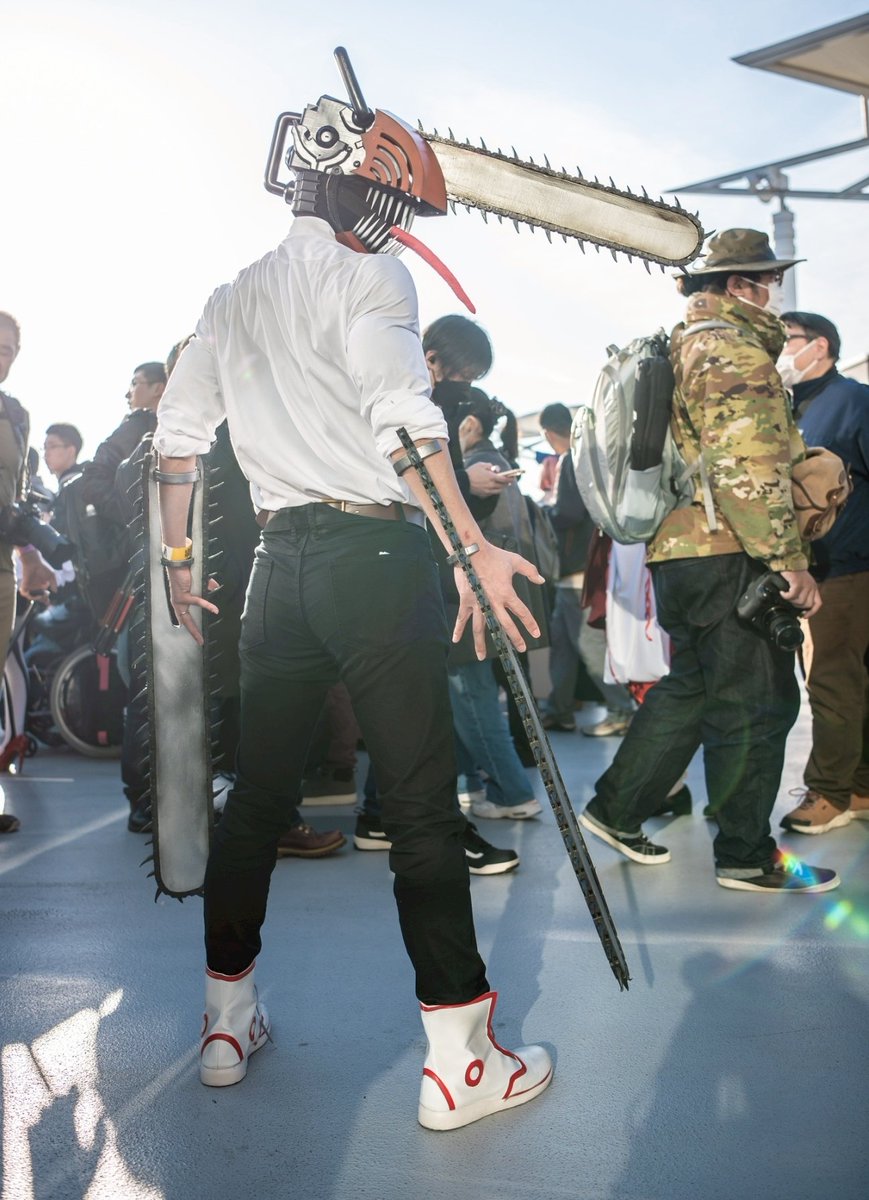 taro_rider's tweet image. 「デンジーの心臓は欲しかねえのか！？
ああー！？」

#C107コスプレ

📷️ @guy_ferd