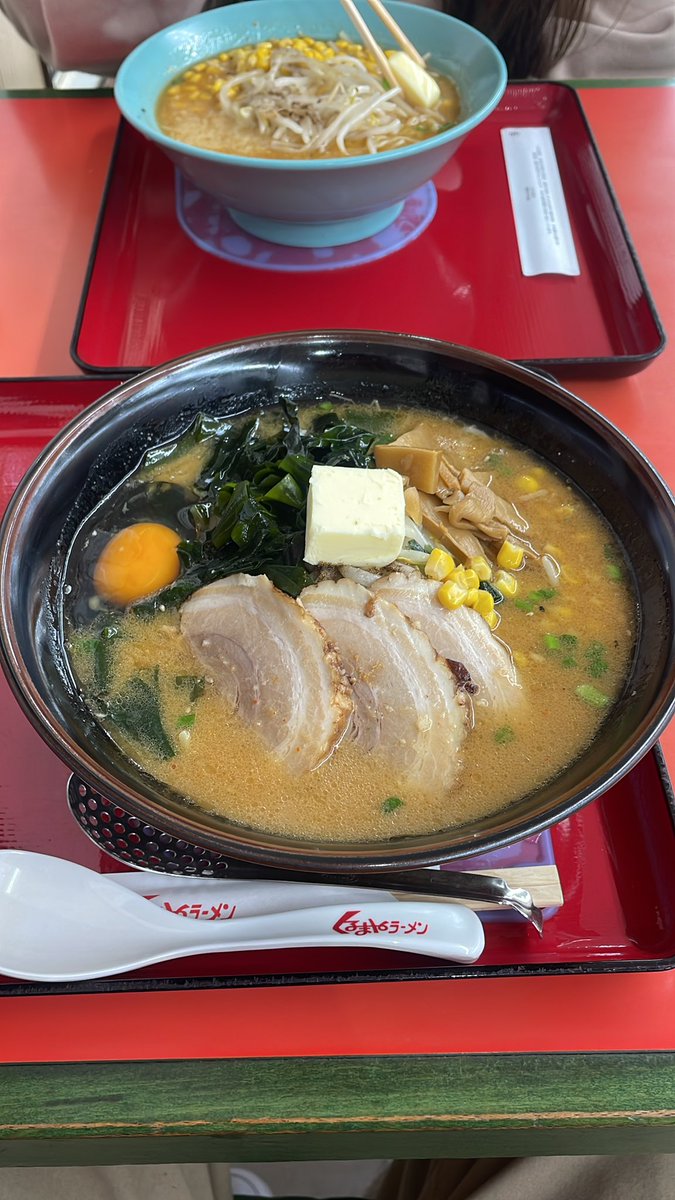 WhtCt_'s tweet image. くるまやラーメンデラックス食べる！