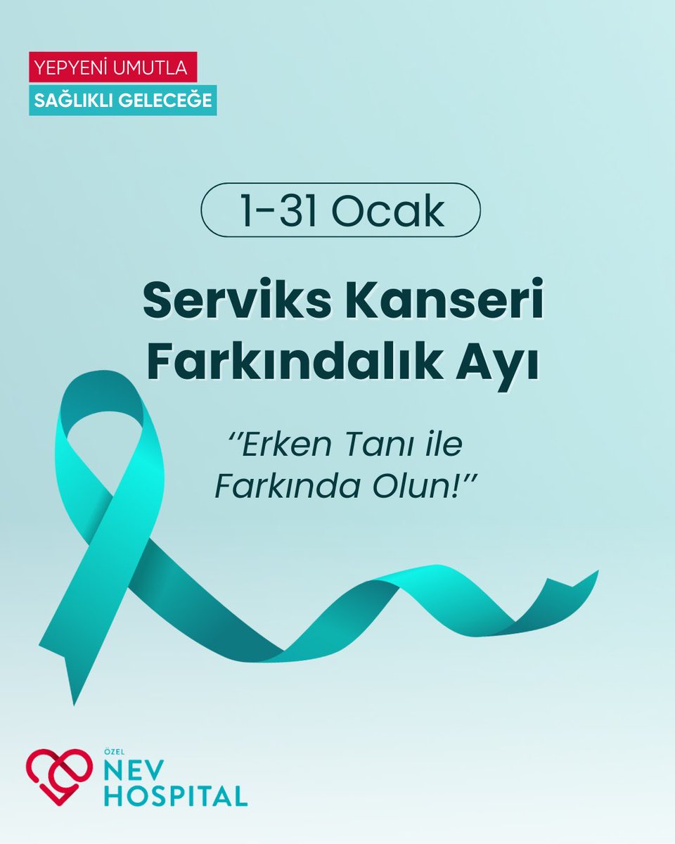 “Erken tanı ile farkında olun!”

1-31 Ocak Rahim Ağzı (Serviks) Kanseri Farkındalık Ayı

#servikskanserifarkındalıkayı