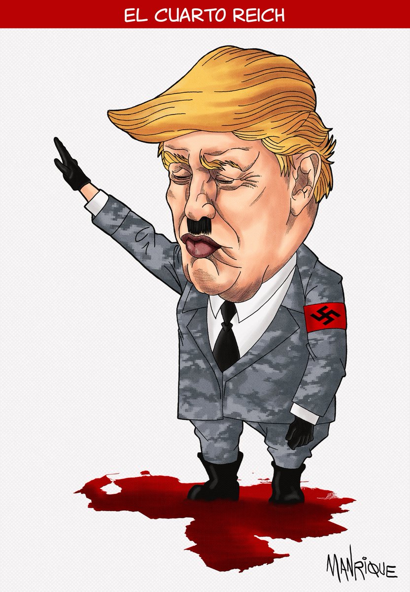 lucesdelsiglo's tweet image. #Cartón | 🚨🧨 | El cuarto Reich

De: @manriquemonero 
#Trump #ExtremaDerecha #Autoritarismo #SátiraPolítica #NoticiasLucesDelSiglo