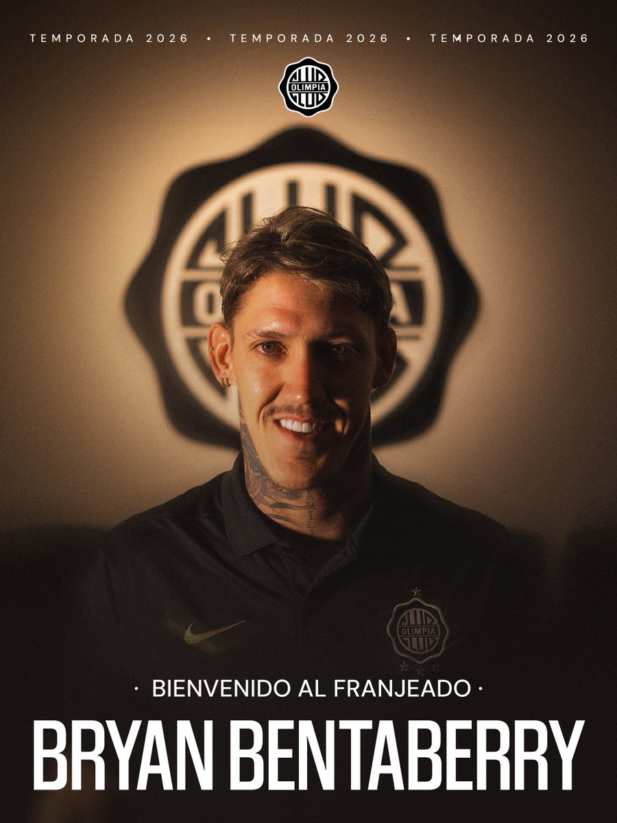 elClubOlimpia's tweet image. 👋🏻 𝗕𝗥𝗬𝗔𝗡 ⚔️🇺🇾

Garra charrúa para la zona defensiva del Campeón del Mundo.

¡Bienvenido a tu nueva casa, Bentaberry!

🤍🖤🤍