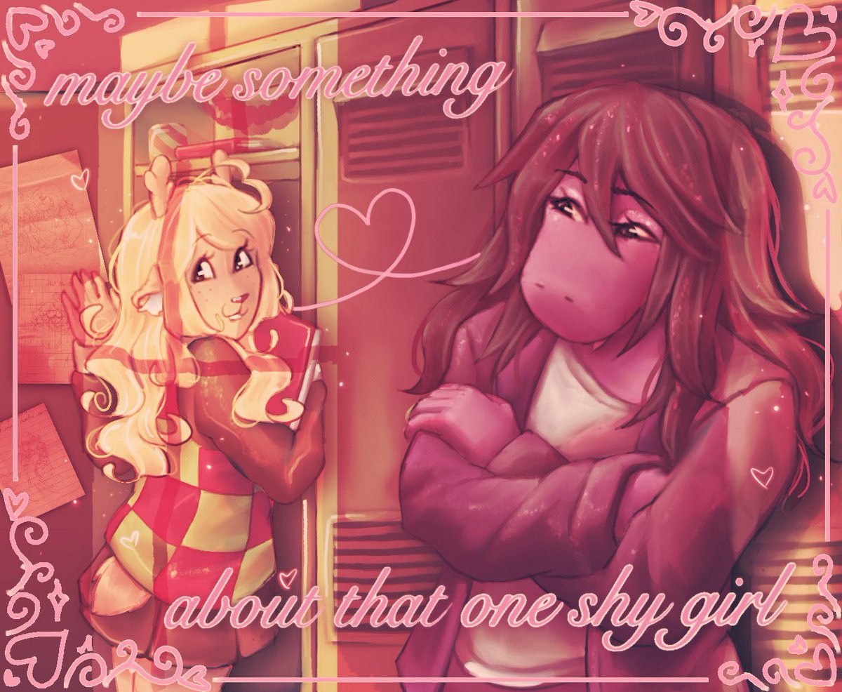 Something… something about that one shy girl… #deltarune #suselle