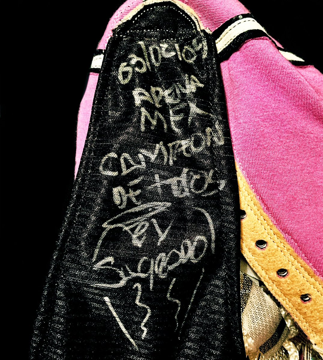 El Sagrado / Volador Jr. / La Sombra fusion mask worn by El Sagrado when they lost the Mexican National Trios titles to Sangre Azteca, Black Warrior and Dragon Rojo Jr. in CMLL <a href="/CMLL_OFICIAL/">Lucha Libre CMLL</a> on Feb. 3, 2009. #ElSagrado #VoladorJr #LaSombra #CMLL #LuchaLibre