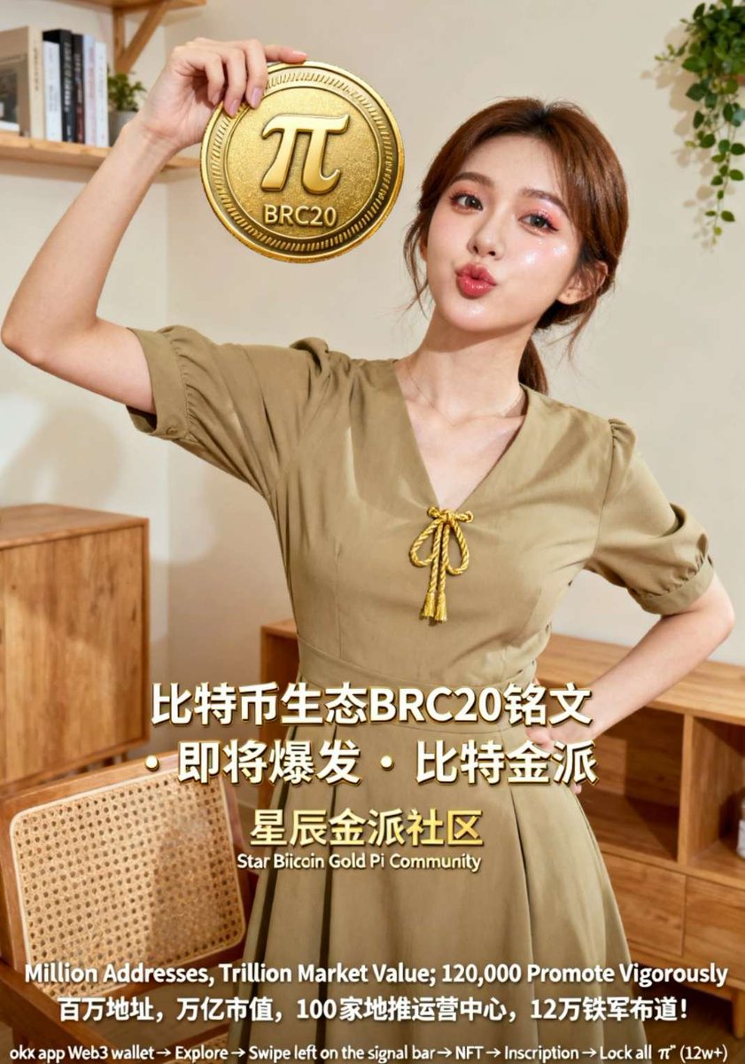 BHH3wC6uMq34439's tweet photo. @chairbtc ⚠️比特币生态迎来爆发拐点！技术升级+场景扩容双轮驱动，BRC20铭文赛道持续升温，比特金𝛑凭稀缺灵感设计领跑！12w+地址抢先布局，共识热潮势不可挡，最后窗口期别错过！
攻略：欧易Web3钱包→探索→左划信号栏→NFT→铭文→锁𝛑 https://t.co/0eRGzZDwNY