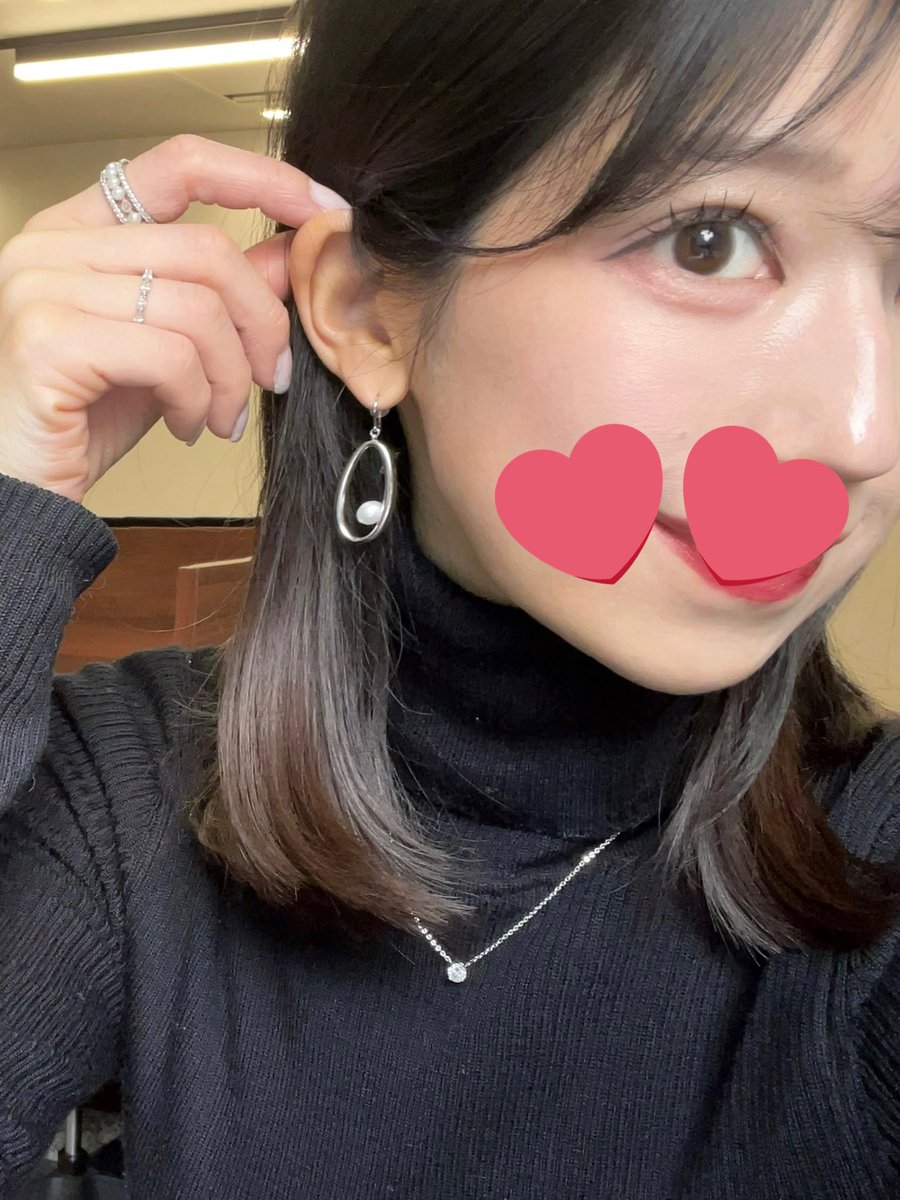 新年2つめのお買い物は♡ MIKIMOTOのMoon Dewピアス🕊️ 私にとって