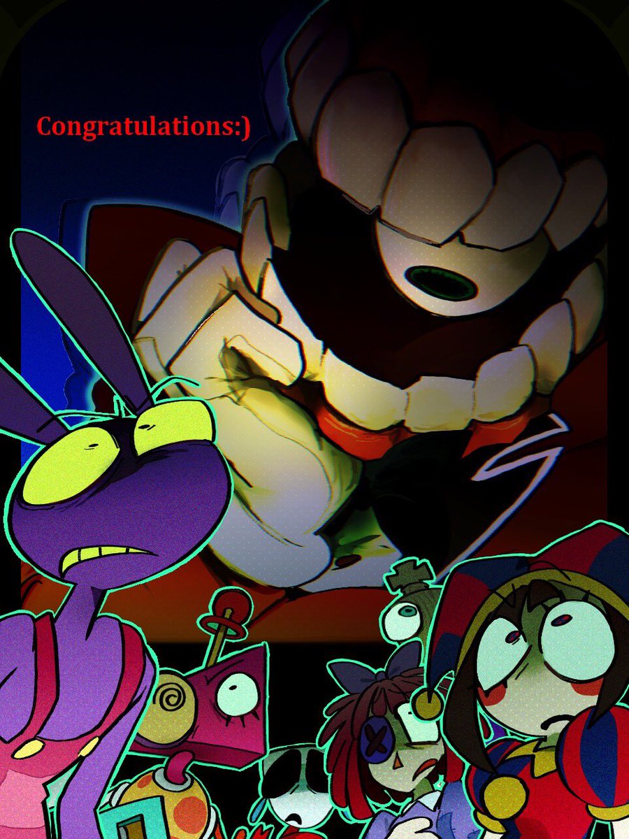 #TADC #TheAmazingDigitalCircus 
🎉🎉🎉🎉