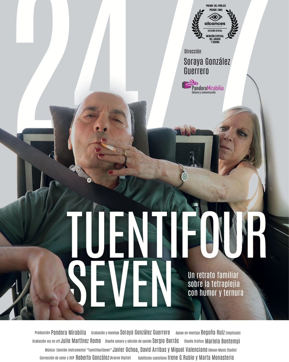 CinetecaMadrid's tweet photo. 🤩Junto a @a_docma inauguramos el #CicloDOCMA este 2026 con 'Tuentifourseven', de Soraya González, que se ha alzado con una Mención Especial en @Alcances_Cadiz. Habrá coloquio posterior a la proyección con la directora.
Entradas🔻
https://t.co/HDshqeikTO
#9ENE📍#CinetecaMadrid https://t.co/V2ZqwvPVZS