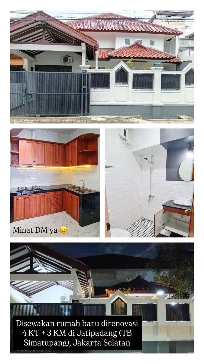 darmawansuleh's tweet photo. Rumah siap sewa ...#jatipadang #rumahsewa #jaksel #siaphuni #furnished https://t.co/k92wCVmHHz