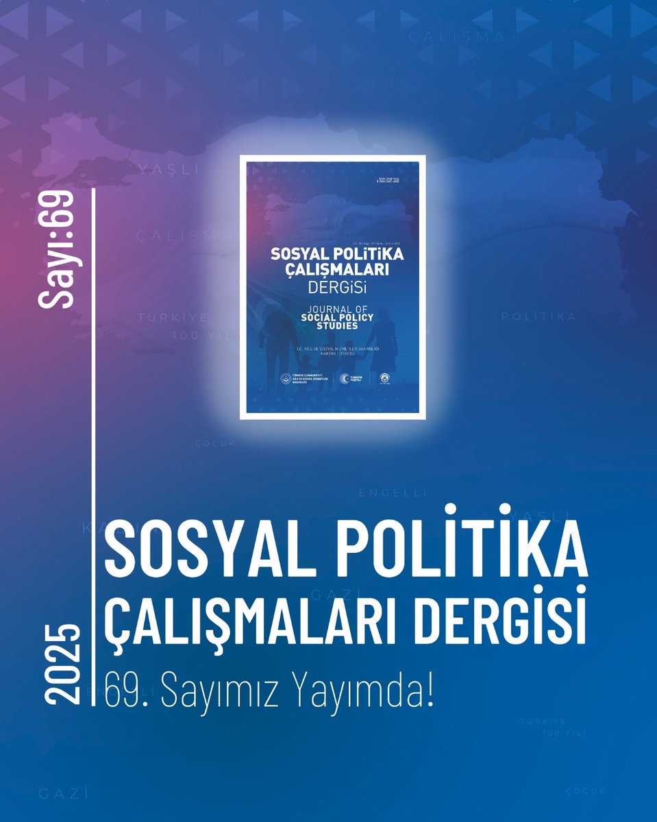 spcdergi's tweet photo. Dergimizin, 69. Sayısı Yayımlandı!

Birbirinden değerli 9 akademik çalışmanın bulunduğu Dergimizin yeni sayısını https://t.co/i0yVGkzKUk adresinden okuyabilirsiniz.

Haberin devamı için👇
https://t.co/1FuFePVp9e 

@tcailesosyal @MahinurOzdemir https://t.co/penAnPSQMO