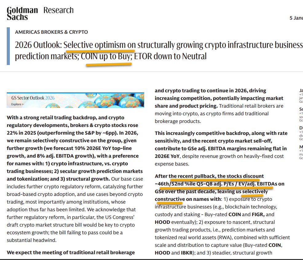 GS upgrade $COIN from neutral to BUY. 