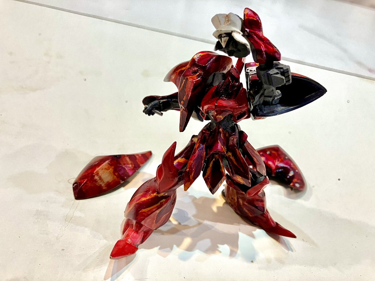 __chiquita_'s tweet image. 1/220 ブーレイ
初めて会った時はもうこれは出来てたんだよな。
後のアシュラもそうだけど、この頃の原八ちゃんはなんかポージングが独特。

で、俺は複製したパーツもらって素立ちに改造したの。