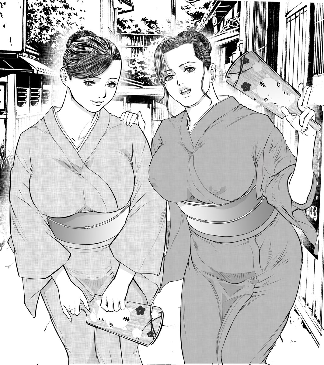 今日から世間は仕事始めなので、いつまでも正月気分で浮かれんなという自戒を込めて

『羽子板でハメを外し過ぎて、羽子板でお仕置きされる姉妹』

再掲しときます(*ノωノ)♪ 