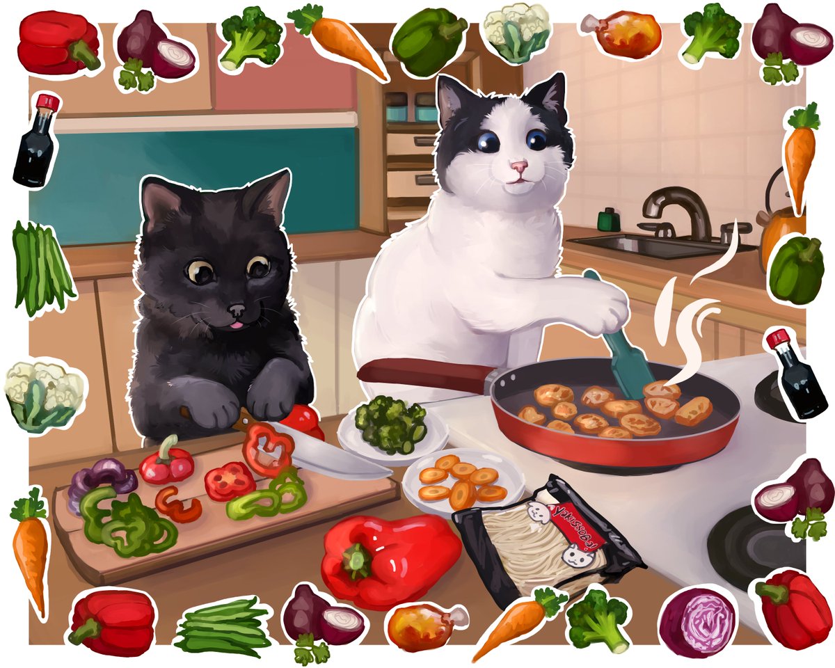 🫑🥕🥦🍝🍗🥩🍜