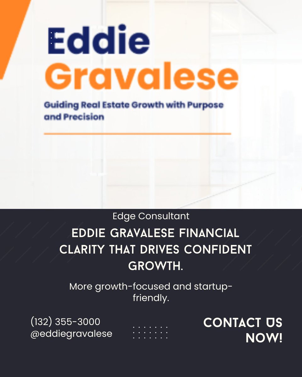 eddiegravalese's tweet photo. Strong businesses aren’t built on revenue alone 
they’re built on financial clarity.
 Visibility > Assumptions
 Planning > Guesswork
 Strategy > Reaction
 Smart growth starts with smart finance.
 #EddieGravalese #FinanceConsultant #BusinessFinance 
 #BostonBusiness #LynnfieldMA https://t.co/QWqtzOxxaL