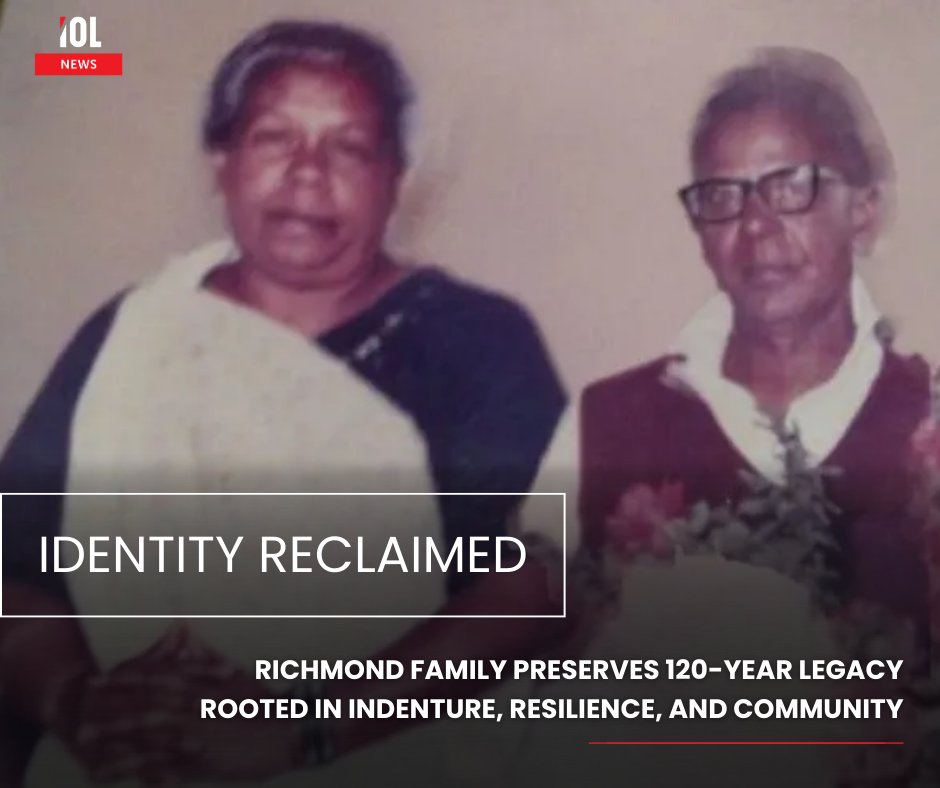 IOL's tweet photo. Ricky Jugree uses digital archives to trace his family’s 1897 Indian indenture roots and safeguard KwaZulu-Natal history.
#RickyJugree #RichmondHistory #IndianIndenture #DigitalArchives #KwaZuluNatal
Read on https://t.co/m1lAq9x5as https://t.co/bmazDmBxwx