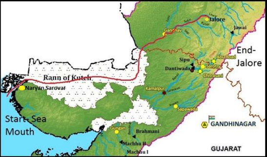 gujarat_plus_'s tweet photo. IIT Madras has submitted the draft report for Rajasthan’s first-ever inland port at Jalore. This project will connect landlocked Rajasthan directly to the Arabian Sea via a new waterway.

🔹 Project Name: Jawai – Luni – Rann of Kutch Waterway (NW-48)
🔹 Inland Port: To be developed at Jalore, Rajasthan
🔹 Total Length: 262 km long water route to the coast
🔹 Investment: Over ₹10,000 Crore for development
🔹 Job Creation: Expected to create 50,000+ new jobs

Follow @gujarat_plus_