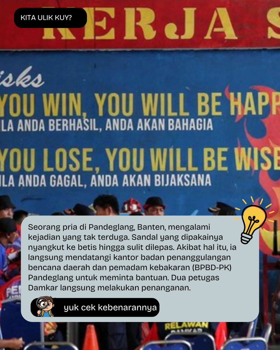 UlikExpose's tweet image. Kejadian tidak terduga, Sendal yang dipakai menyangkut di betis hingga sulit dilepas di Pandeglang Banten.

#pandeglang #banten #sendal #viralvideo #fypviraltwitter