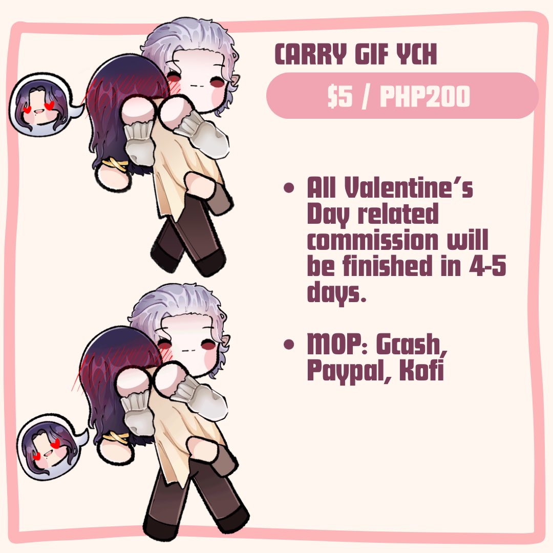 MiyaLilac's tweet photo. 💌VALENTINES DAY YCH ART COMMISSIONS!! 💌

DM if interested, other prices are pinned ^^

#vtuber #PHVtuber #ychcommission https://t.co/2LzKigNofU