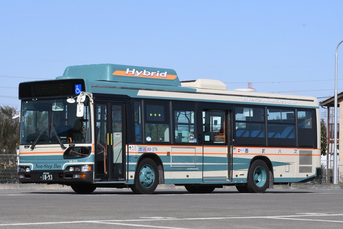 バスブリゲード　アルカンセ　最終本日掲載終了 2024/2 西武バス A8-274 練馬200か1893(練馬) 日野BJG-HU8JLFP
