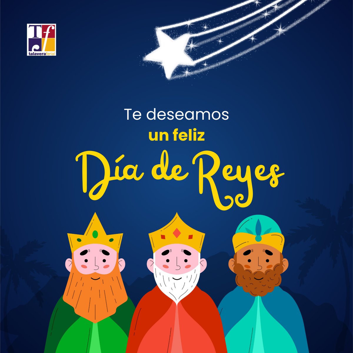 👑✨ Desde Talavera Ferial, os deseamos un Día de Reyes lleno de ilusión y buenos momentos.
.
.
#Talavera #Talaveraferial #diadereyes